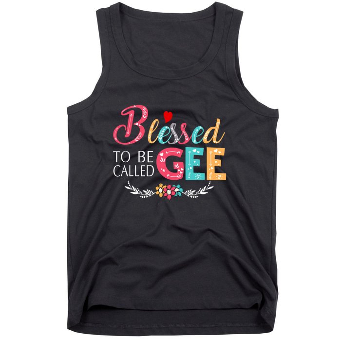 Blessed To Be Called Gee Colorful Art Tank Top