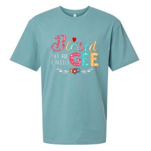 Blessed To Be Called Gee Colorful Art Sueded Cloud Jersey T-Shirt