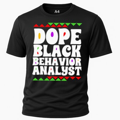 Behavior Technician BCBA ABA Dope Black Behavior Analyst Cooling Performance Crew T-Shirt