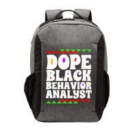Behavior Technician BCBA ABA Dope Black Behavior Analyst Vector Backpack