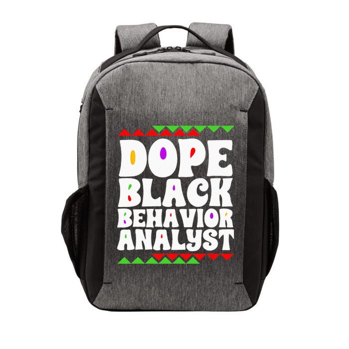 Behavior Technician BCBA ABA Dope Black Behavior Analyst Vector Backpack