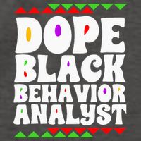 Behavior Technician BCBA ABA Dope Black Behavior Analyst Vector Backpack