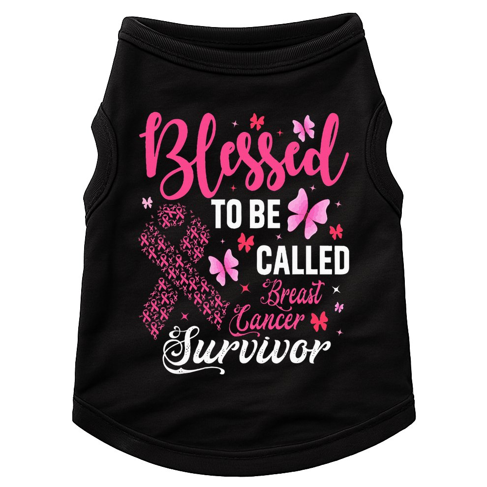Blessed To Be Called Breast Cancer Survivor Doggie Tank
