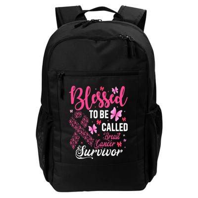 Blessed To Be Called Breast Cancer Survivor Backpack