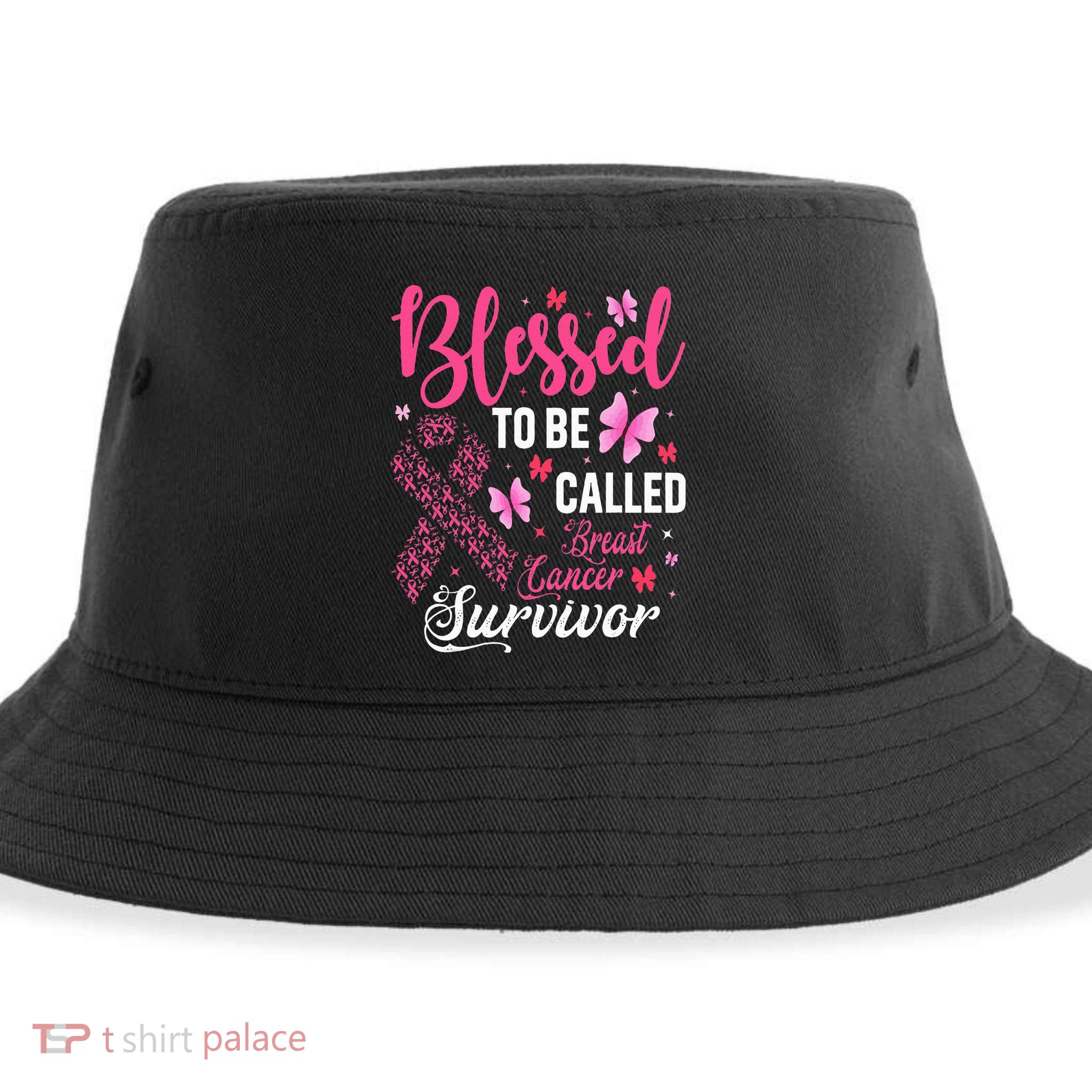 Blessed To Be Called Breast Cancer Survivor Sustainable Bucket Hat