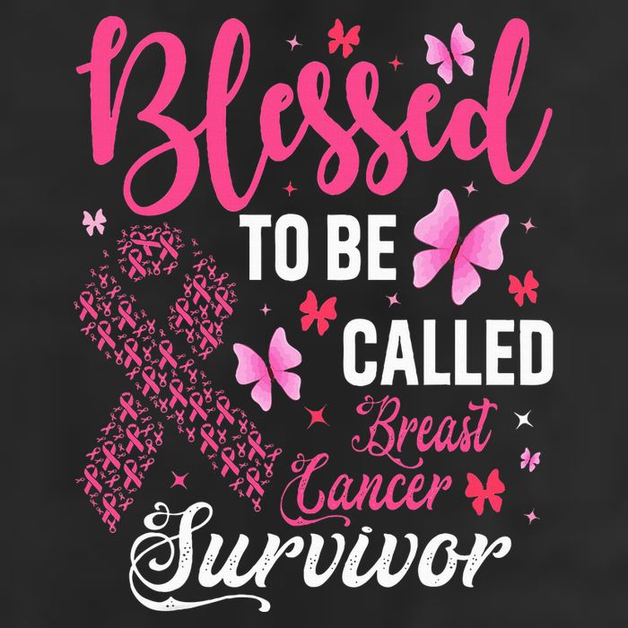 Blessed To Be Called Breast Cancer Survivor Microfiber Hand Towel