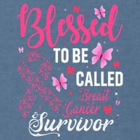 Blessed To Be Called Breast Cancer Survivor Garment-Dyed Sweatshirt
