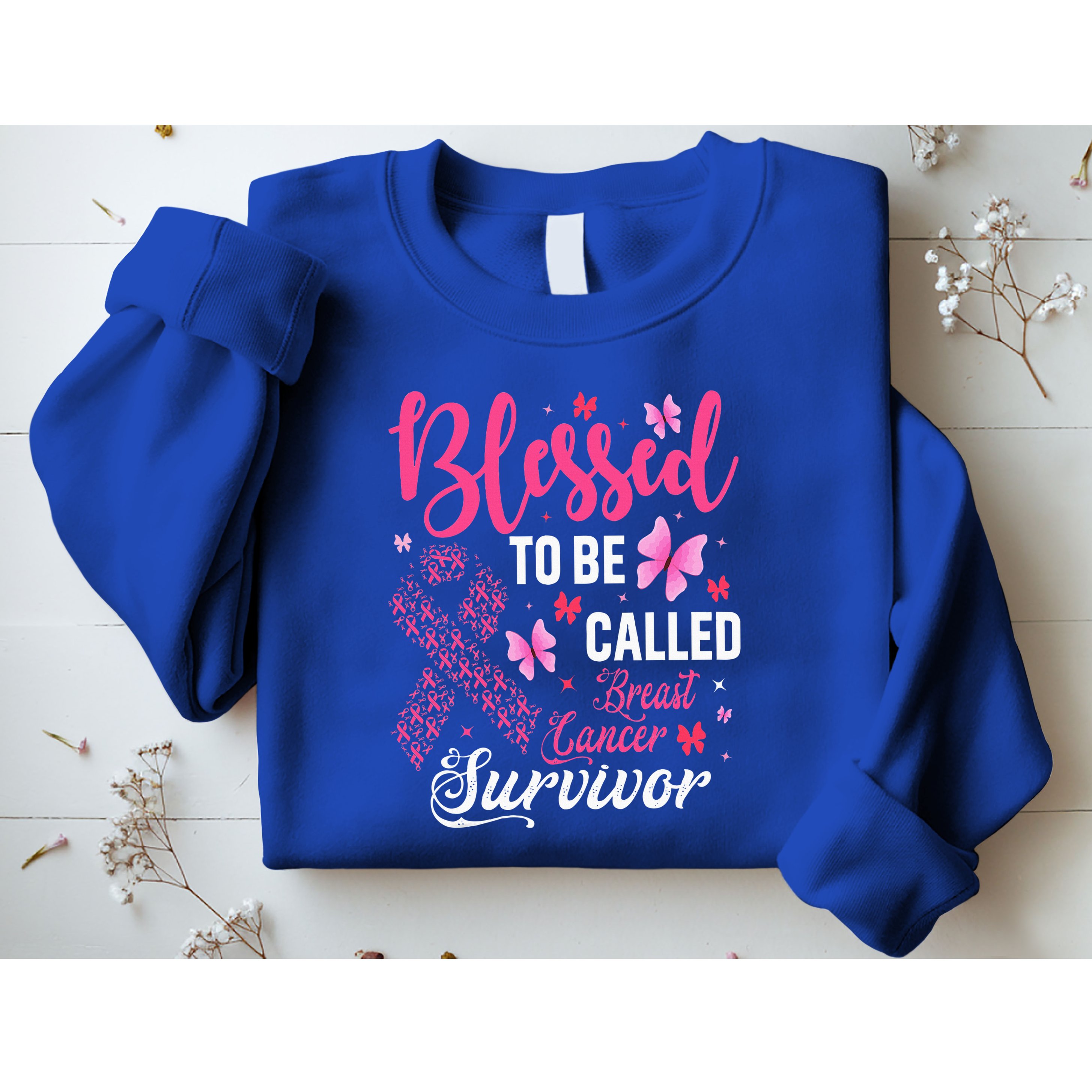 Blessed To Be Called Breast Cancer Survivor Sweatshirt