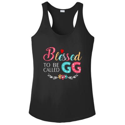 Blessed To Be Called Gg Colorful Art Ladies PosiCharge Competitor Racerback Tank