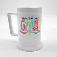 Blessed To Be Called Grammi Colorful Grandma Beer Stein