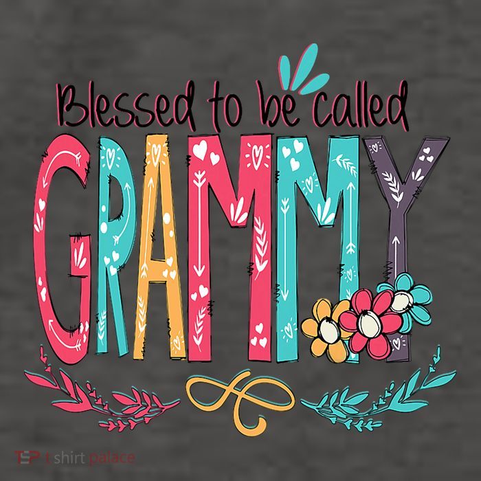 Blessed To Be Called Grammy Colorful Grandma Vector Backpack