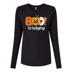 Boo To Bullying Anti Bullying Halloween Womens Cotton Relaxed Long Sleeve T-Shirt