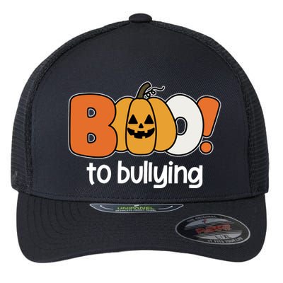 Boo To Bullying Anti Bullying Halloween Flexfit Unipanel Trucker Cap