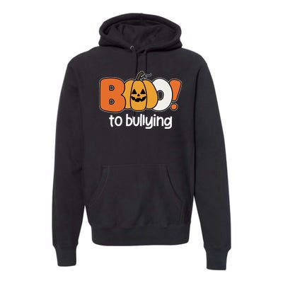 Boo To Bullying Anti Bullying Halloween Premium Hoodie