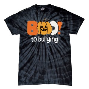 Boo To Bullying Anti Bullying Halloween Tie-Dye T-Shirt