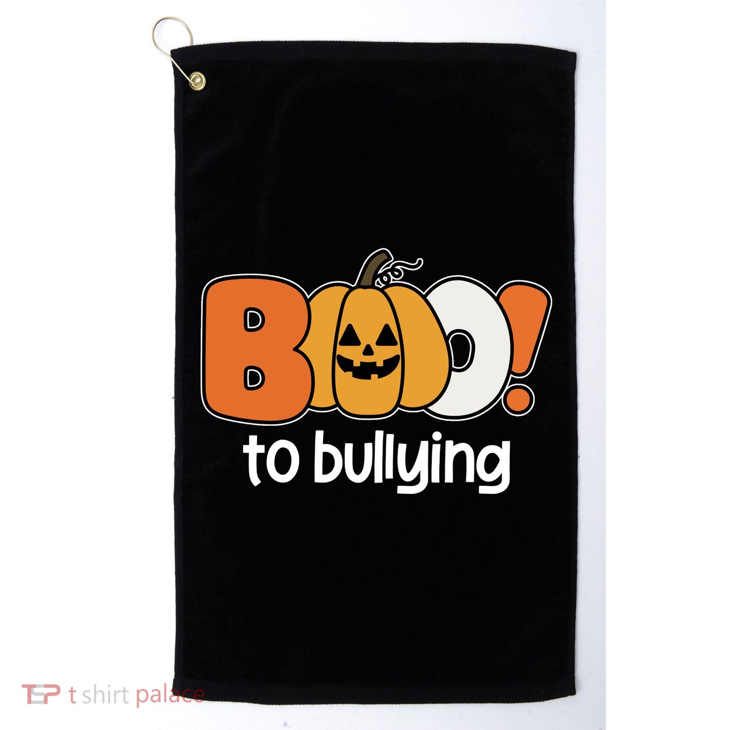 Boo To Bullying Anti Bullying Halloween Golf Towel