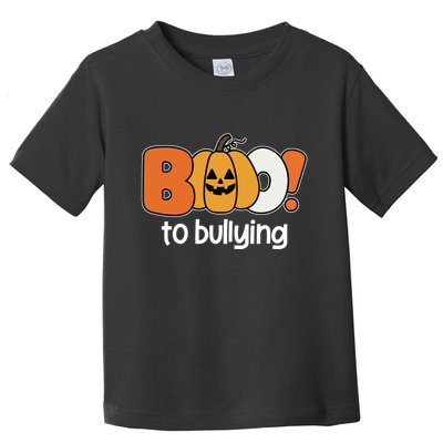 Boo To Bullying Anti Bullying Halloween Toddler T-Shirt