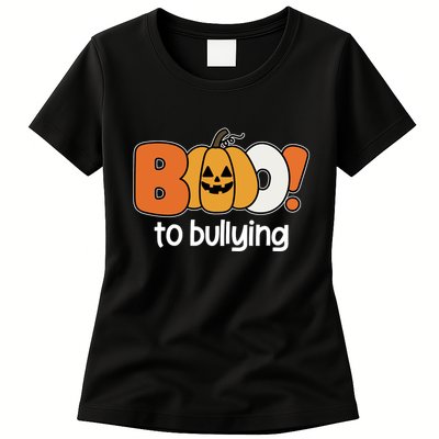 Boo To Bullying Anti Bullying Halloween Womens T-Shirt