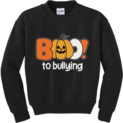 Boo To Bullying Anti Bullying Halloween Kids Sweatshirt