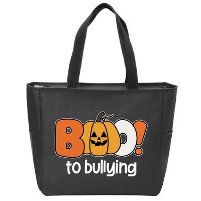 Boo To Bullying Anti Bullying Halloween Zip Tote Bag