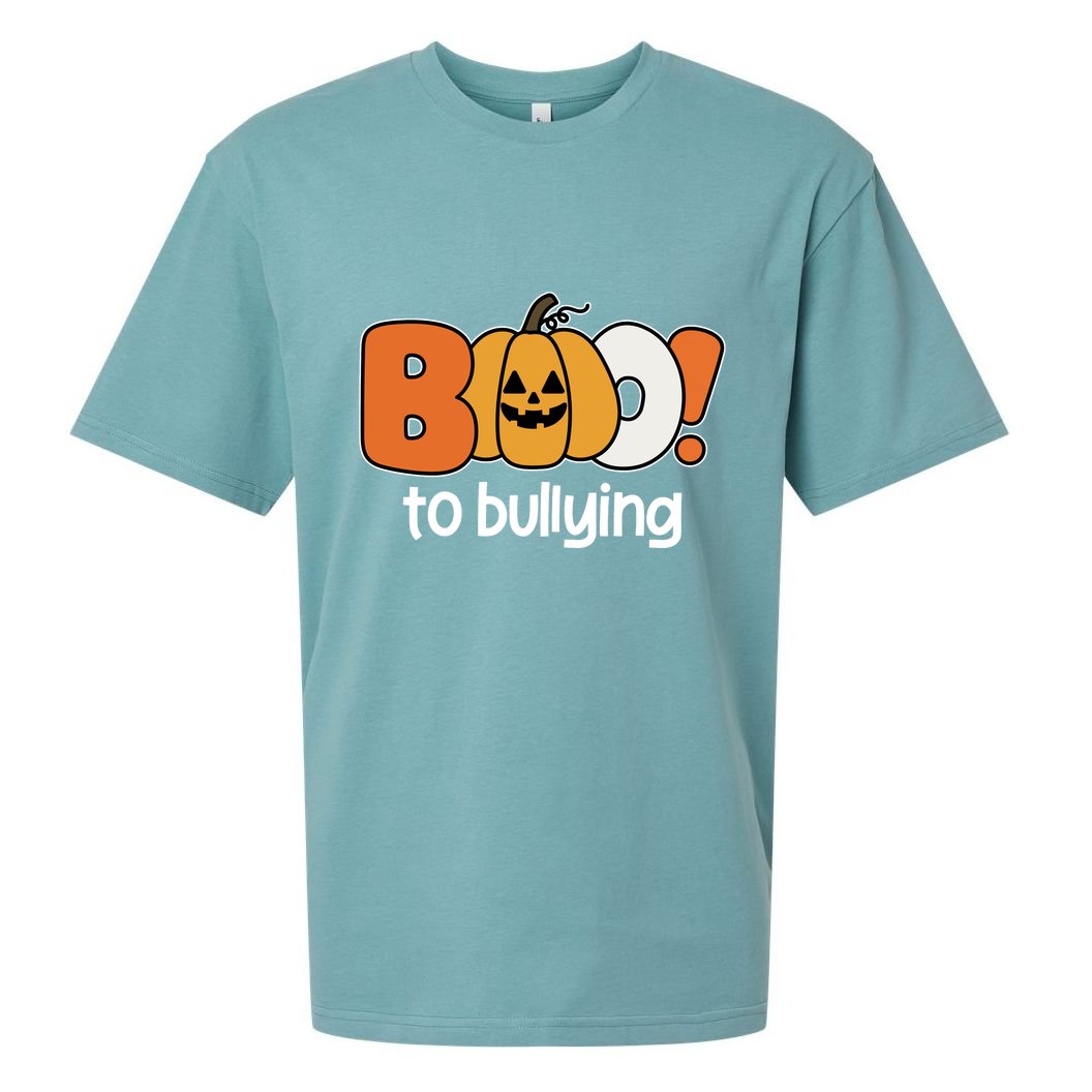 Boo To Bullying Anti Bullying Halloween Sueded Cloud Jersey T-Shirt