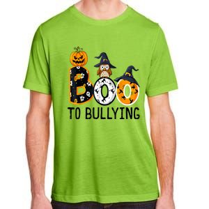 Boo To Bullying Orange Unity Day Anti Bullying Halloween Adult ChromaSoft Performance T-Shirt