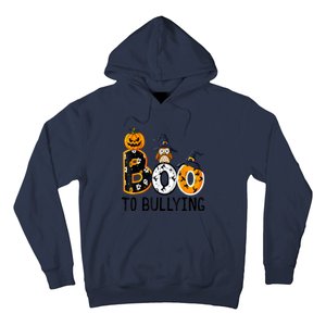 Boo To Bullying Orange Unity Day Anti Bullying Halloween Hoodie