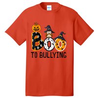 Boo To Bullying Orange Unity Day Anti Bullying Halloween Tall T-Shirt