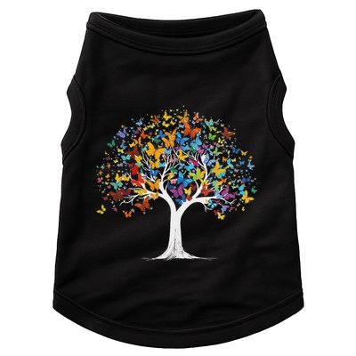 Butterfly Tree Beautiful Butterflies Garden Colorful Doggie Tank