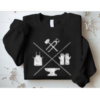 Blacksmithy Tools Blacksmithing Forging Blacksmith Sweatshirt