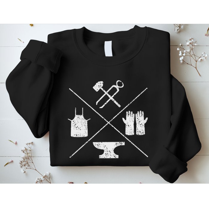 Blacksmithy Tools Blacksmithing Forging Blacksmith Sweatshirt