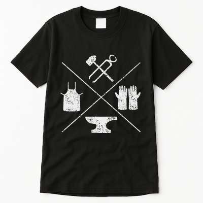 Blacksmithy Tools Blacksmithing Forging Blacksmith Tall T-Shirt