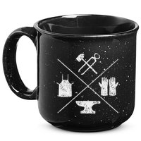 Blacksmithy Tools Blacksmithing Forging Blacksmith 15oz Campfire Ceramic Mug
