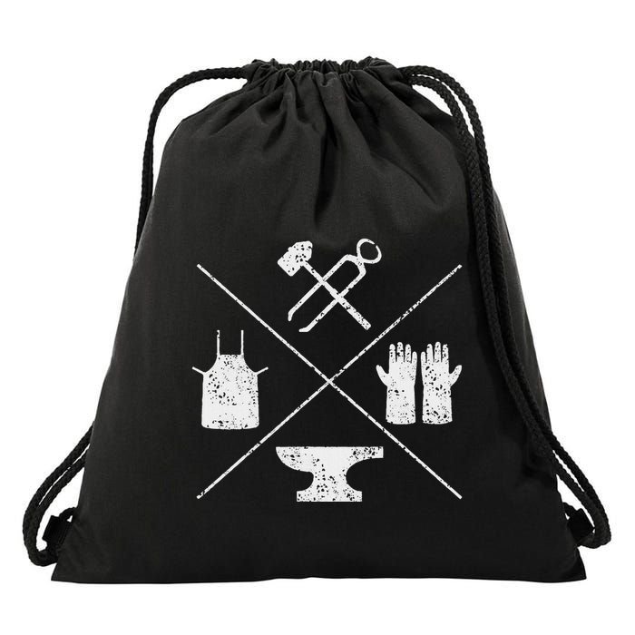 Blacksmithy Tools Blacksmithing Forging Blacksmith Drawstring Bag