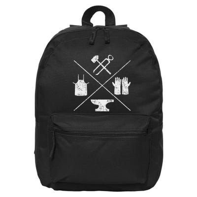 Blacksmithy Tools Blacksmithing Forging Blacksmith 16 in Basic Backpack
