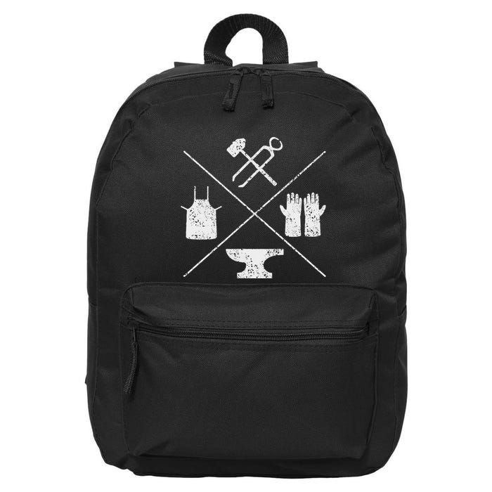 Blacksmithy Tools Blacksmithing Forging Blacksmith 16 in Basic Backpack