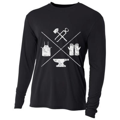 Blacksmithy Tools Blacksmithing Forging Blacksmith Cooling Performance Long Sleeve Crew