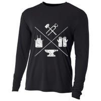 Blacksmithy Tools Blacksmithing Forging Blacksmith Cooling Performance Long Sleeve Crew