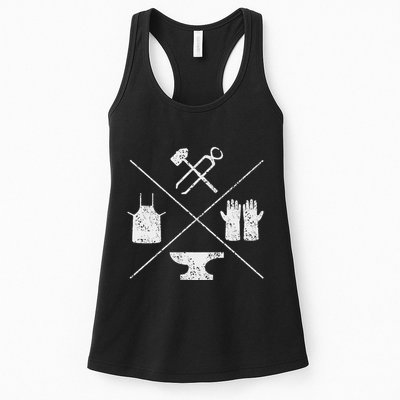 Blacksmithy Tools Blacksmithing Forging Blacksmith Womens Tank Top