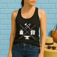 Blacksmithy Tools Blacksmithing Forging Blacksmith Womens Tank Top