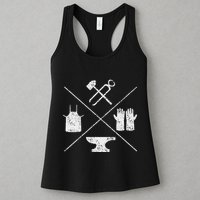 Blacksmithy Tools Blacksmithing Forging Blacksmith Womens Tank Top