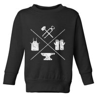 Blacksmithy Tools Blacksmithing Forging Blacksmith Toddler Sweatshirt