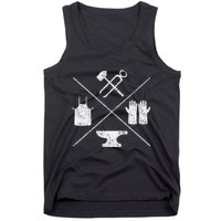 Blacksmithy Tools Blacksmithing Forging Blacksmith Tank Top
