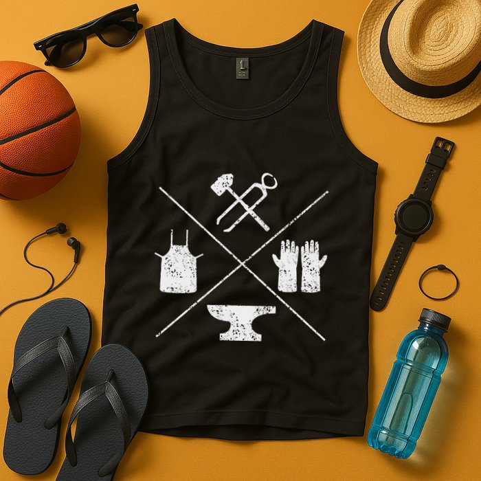 Blacksmithy Tools Blacksmithing Forging Blacksmith Tank Top