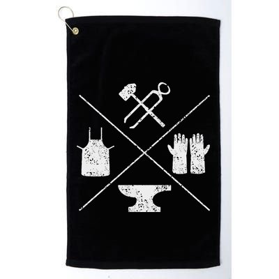 Blacksmithy Tools Blacksmithing Forging Blacksmith Golf Towel