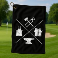 Blacksmithy Tools Blacksmithing Forging Blacksmith Golf Towel