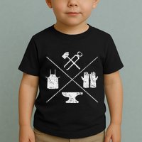 Blacksmithy Tools Blacksmithing Forging Blacksmith Toddler T-Shirt