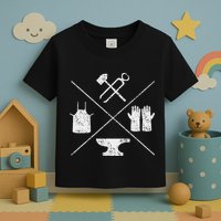 Blacksmithy Tools Blacksmithing Forging Blacksmith Toddler T-Shirt