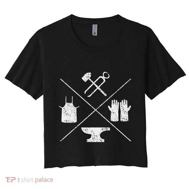 Blacksmithy Tools Blacksmithing Forging Blacksmith Crop Top