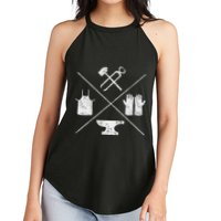 Blacksmithy Tools Blacksmithing Forging Blacksmith Women's Perfect Tri Rocker Tank